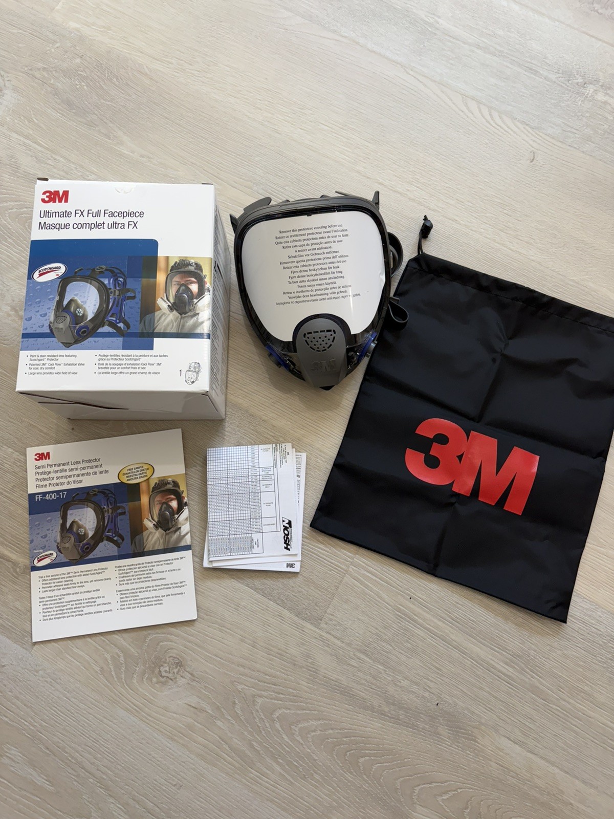 3M Ultimate FX Full Facepiece Reusable Respirator Mask – FF401