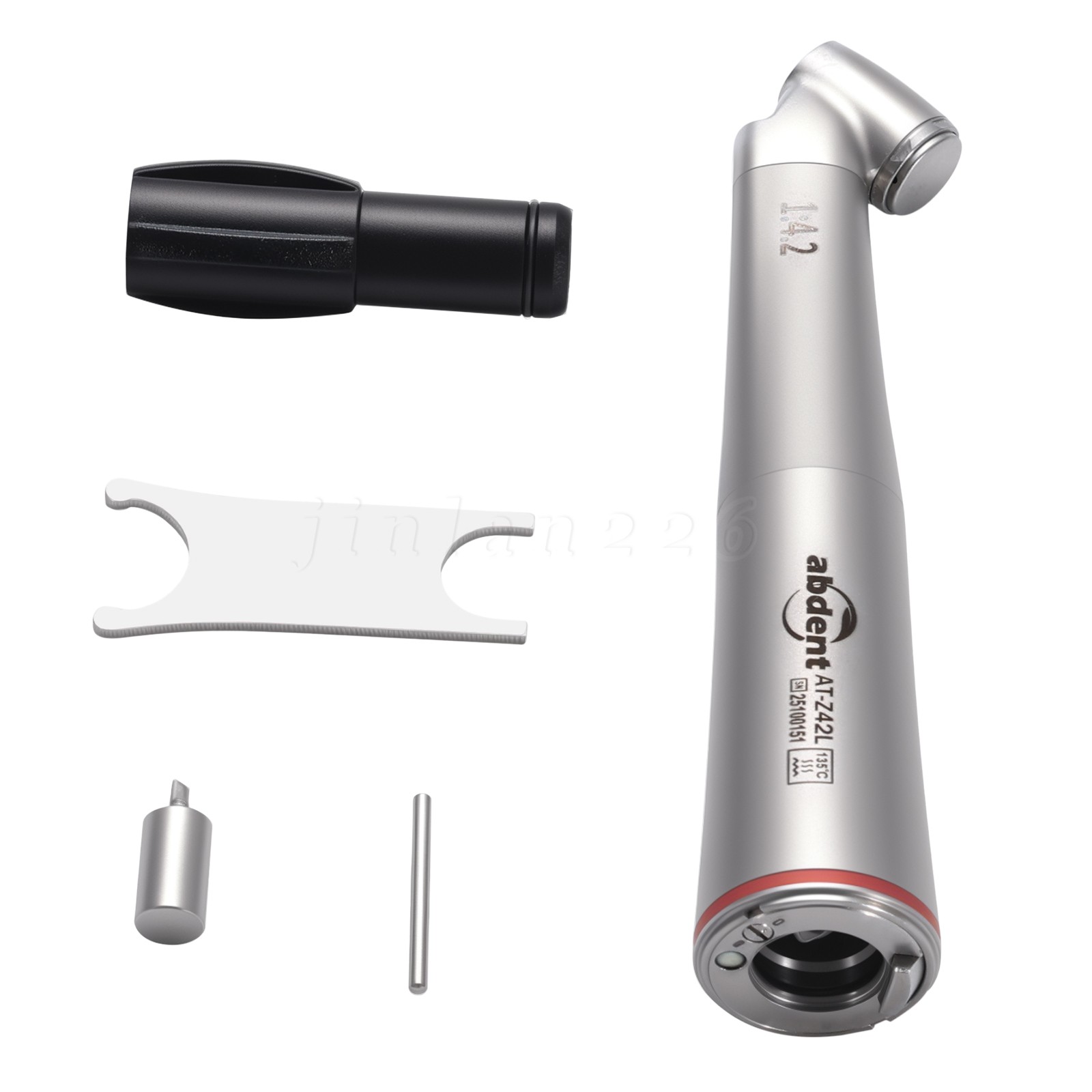 Dental 45° Angle Surgical Handpiece Electric 1:4.2 Mist Jet Spray NSK TiMax Z45L