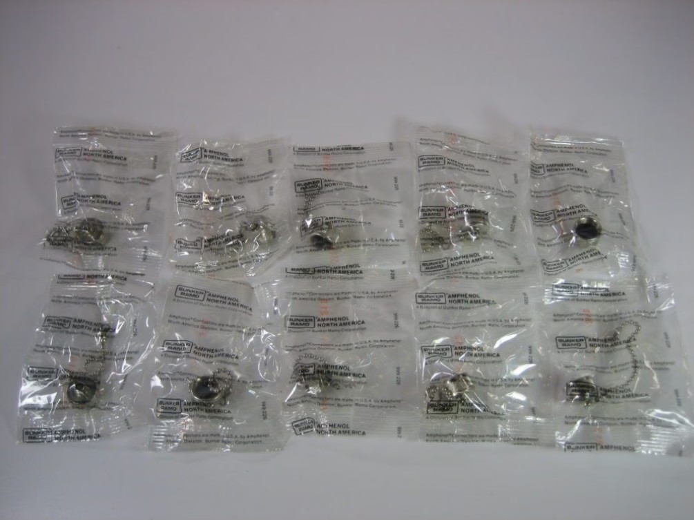 Amphenol 83-1AC *NEW LOT OF 10* Screw-on Protective Dust Cap for UHF SO239 UG363