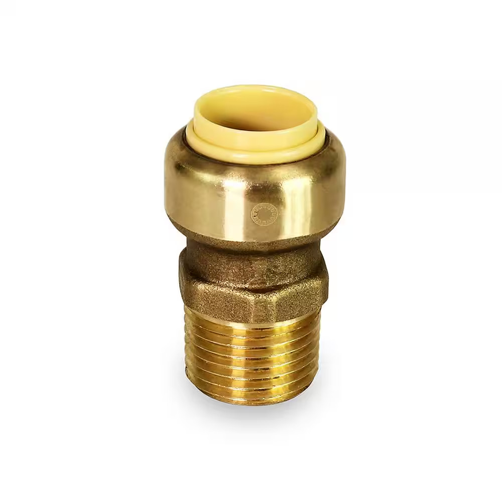 1/2 In. Push to Connect Push X Male Adapter, for PEX, Copper and CPVC Piping