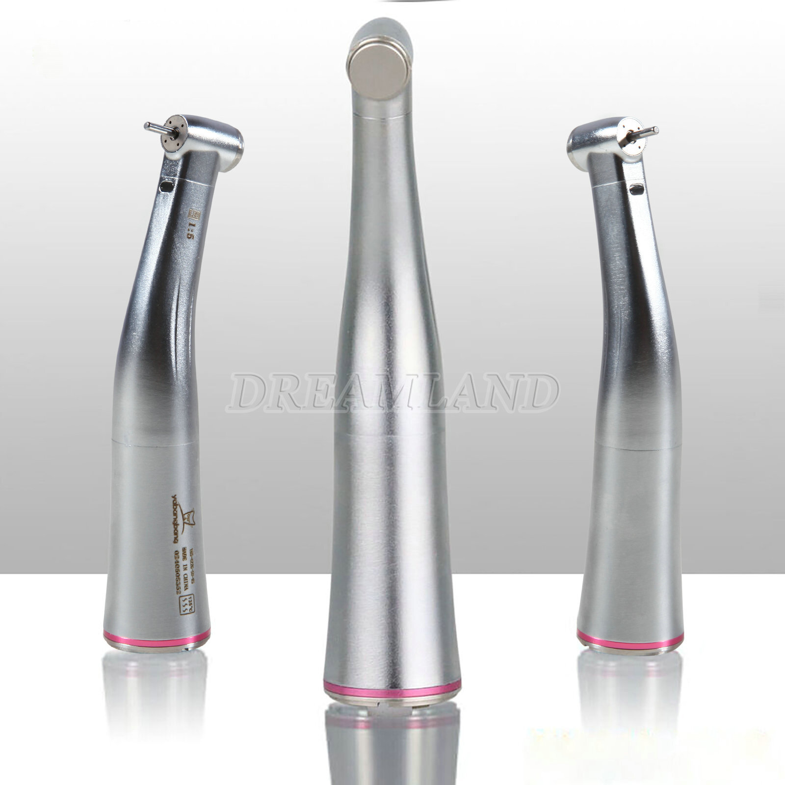 Dental 1:5 LED Fiber Optic Contra Angle Handpiece Electric Fit NSK Ti-MAX X95L