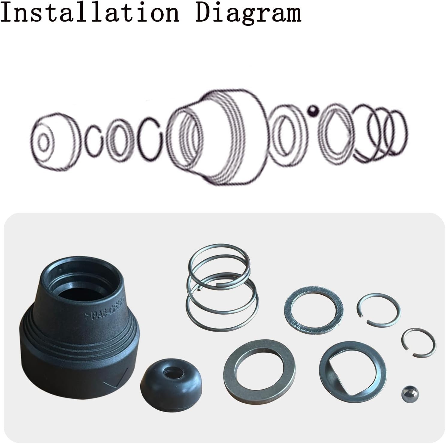 High-Quality Metal Hammer Drill Part 26DRE for Bosc-h Model Compatibility