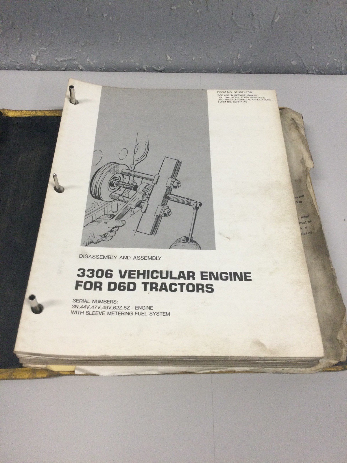 CAT CATERPILLAR D6D TRACTOR SHOP REPAIR SERVICE MANUAL 3X 4X 6X 19X 20X 30X 31X