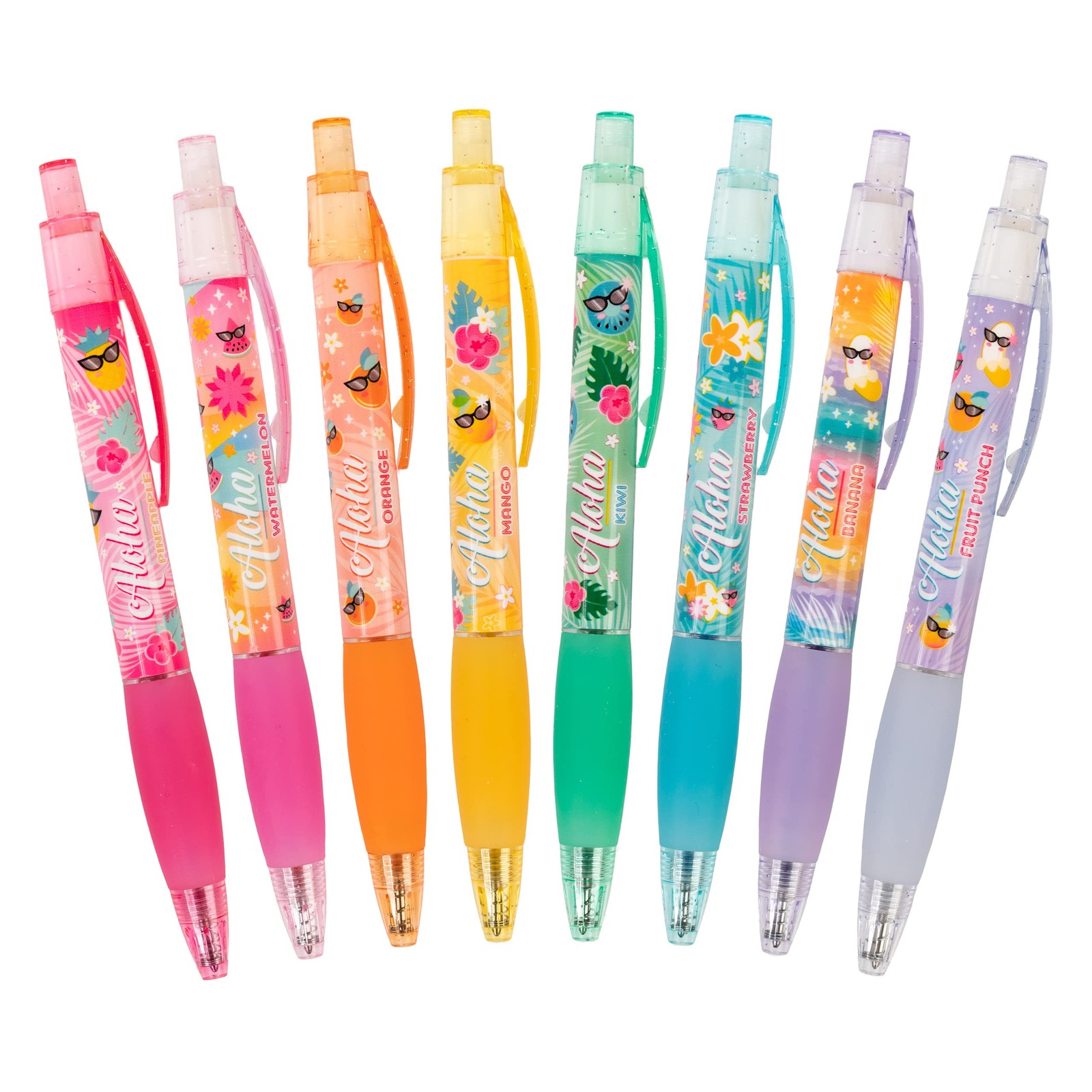 Glitter Gel Smens (Aloha Unicorn) – 8 Count (Pack of 1), Aloha (8 Count)