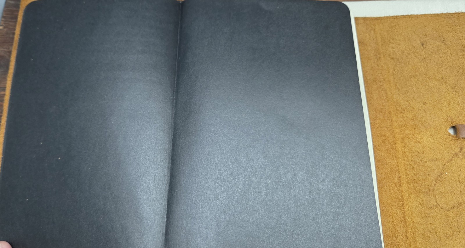 Christian Art Gifts “In The Beginning” Premium Full Grain Leather Journal NEW