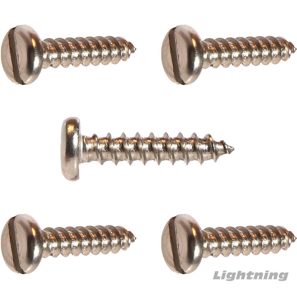Stainless Steel Sheet Metal Tapping Screws Pan Head Grade 18-8 Quantity 50 pc