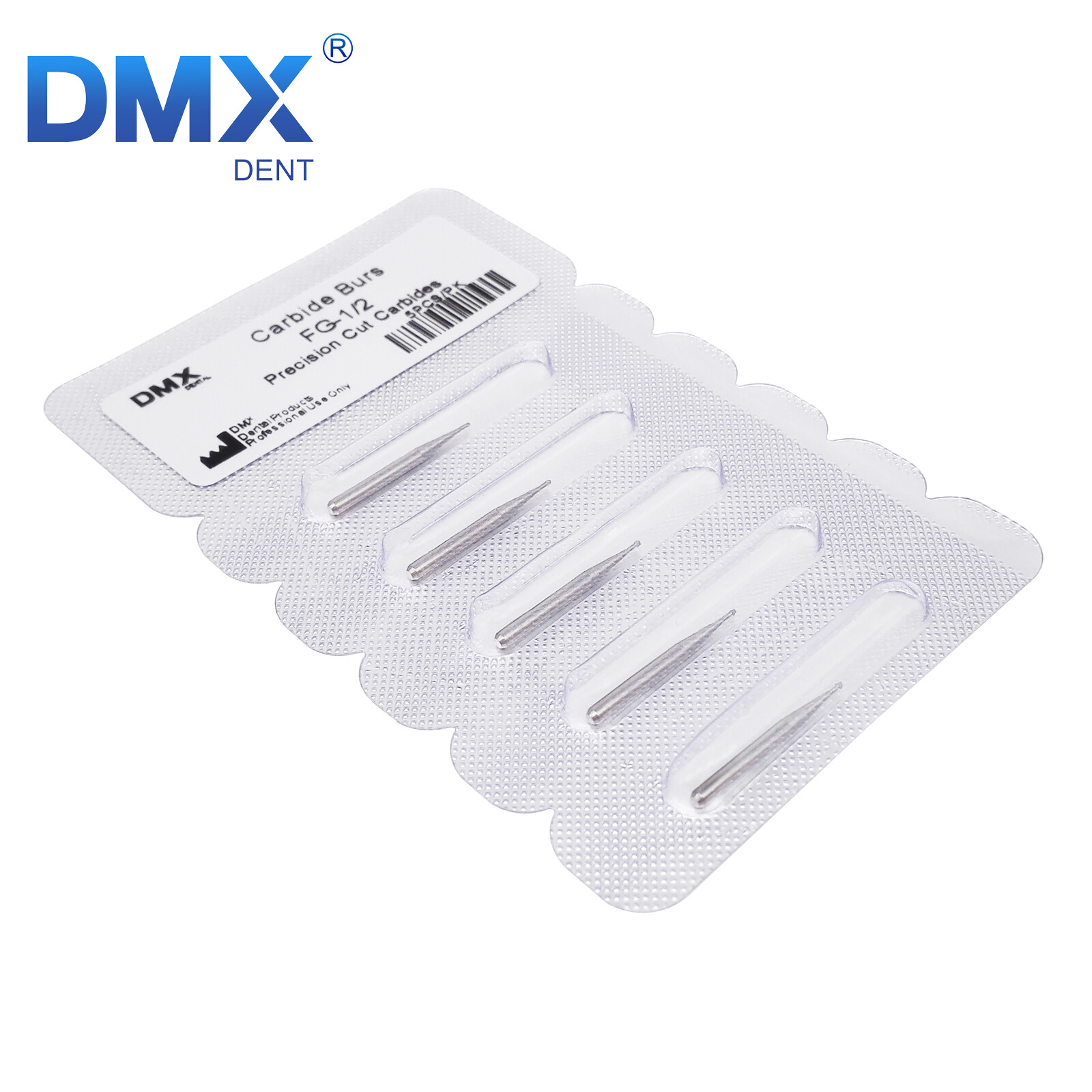 DMXDENT Dental Operative Bur Tungsten Carbide Round FG 1/4 1/2 2 3 4 5 6 7 8# A