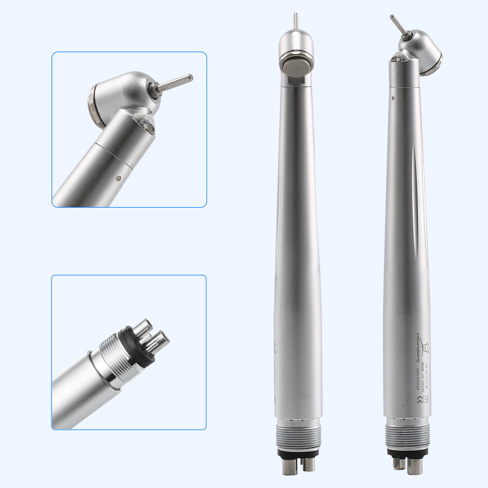 Turbina Dental LED 45 Degree Surgical High Speed Handpiece Push