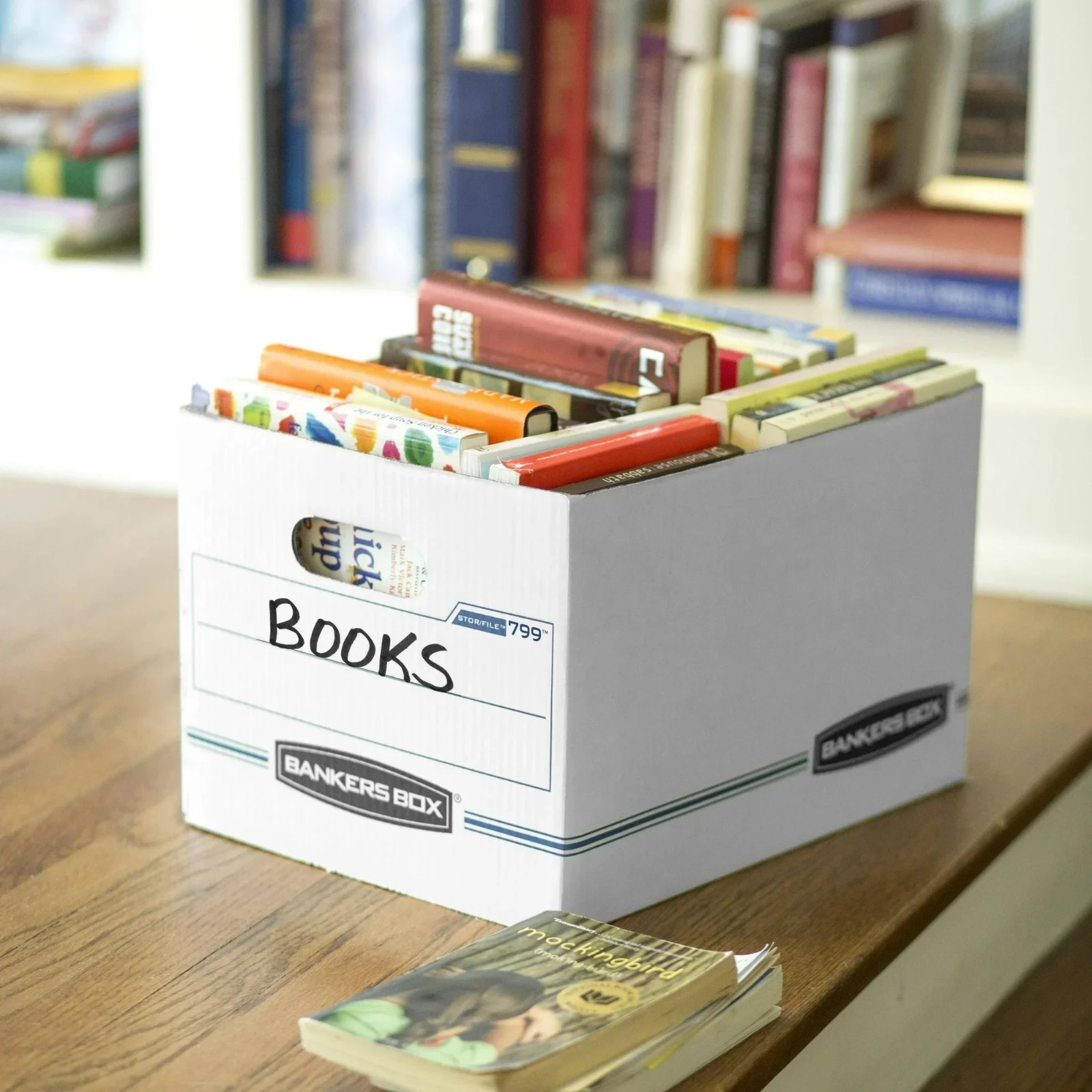 Bankers Box Basic Duty Letter/Legal File Storage Box with Lids, 10 Pack, White C