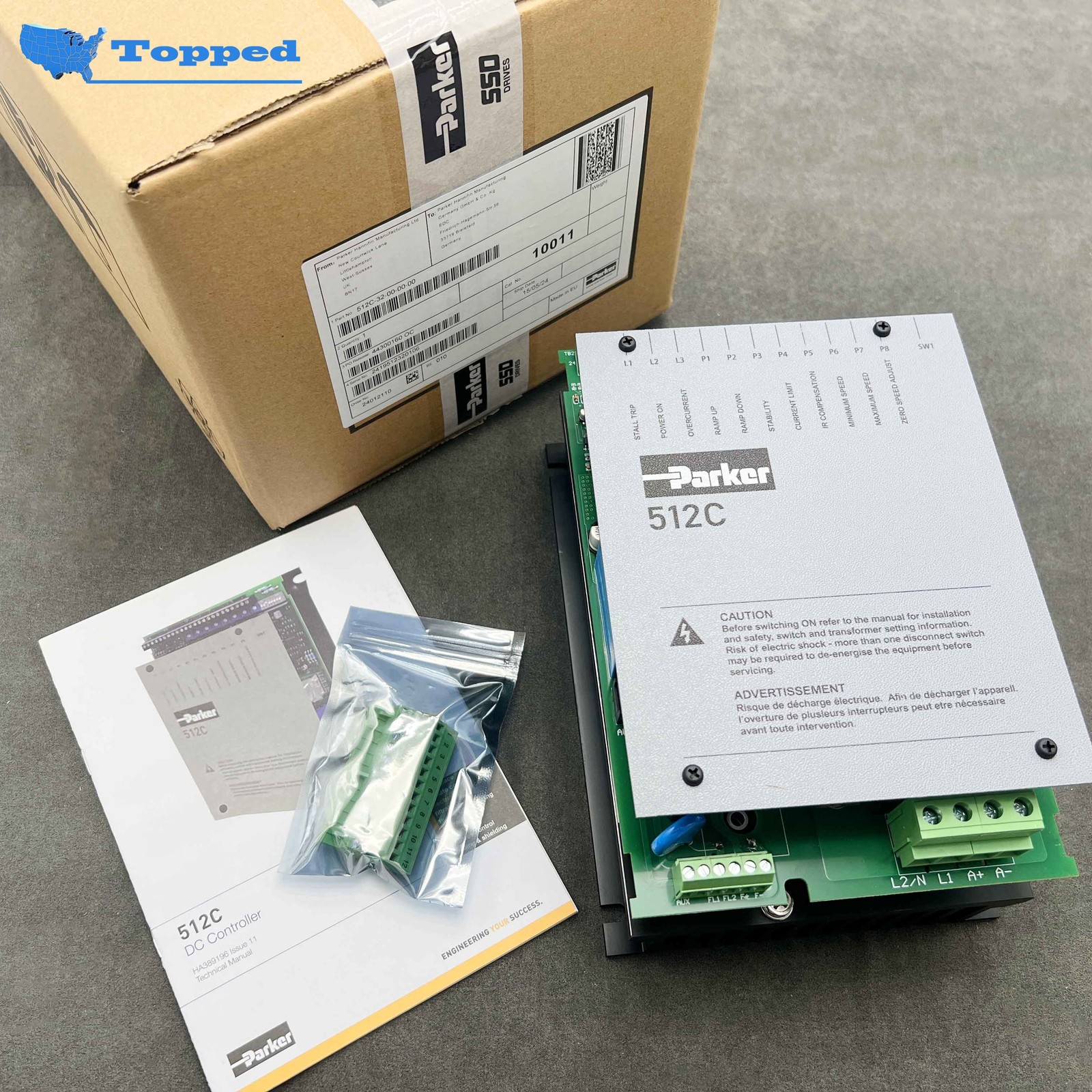 Brand New PARKER 512C-32-00-00 DC Controller
