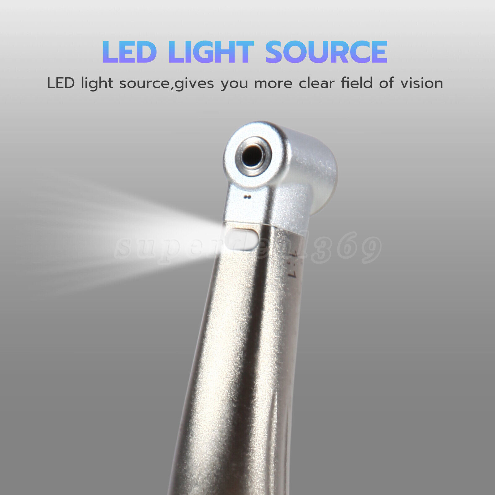NSK Style Dental Fiber Optic 1:1 Contra Angle Low Speed Handpiece Inner Channel
