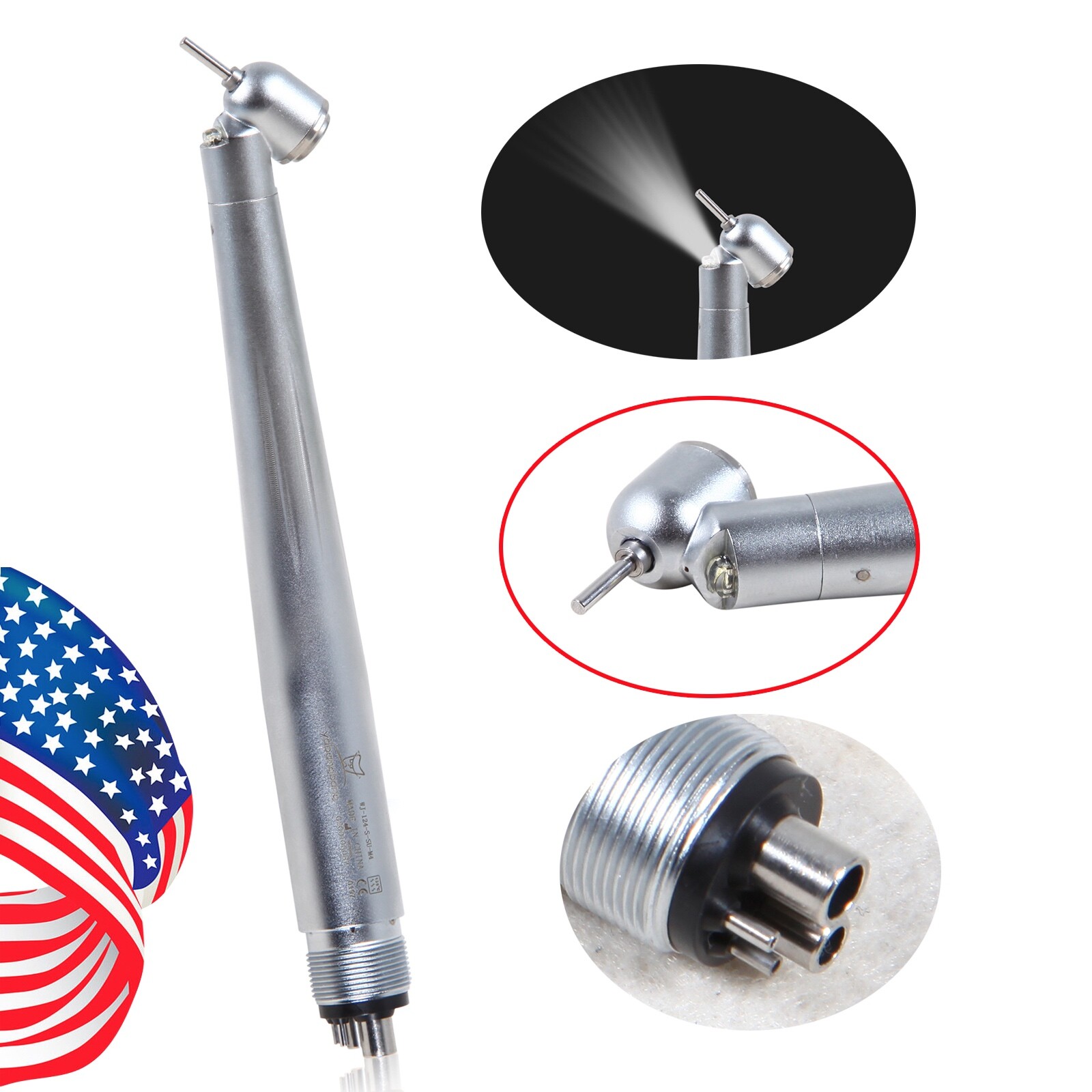KAVO Style Dental Contra Angle Inner Water Spray Low Slow Speed Handpiece Push