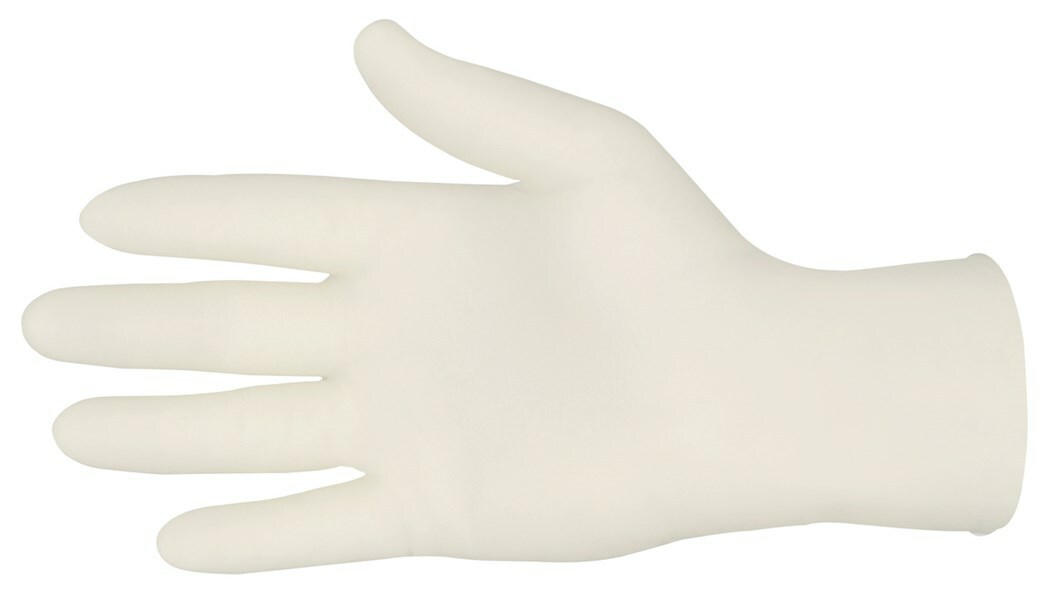 MCR Safety 5045 Latex Disposable Gloves Powder-Free, Case of 10 Boxes, Large