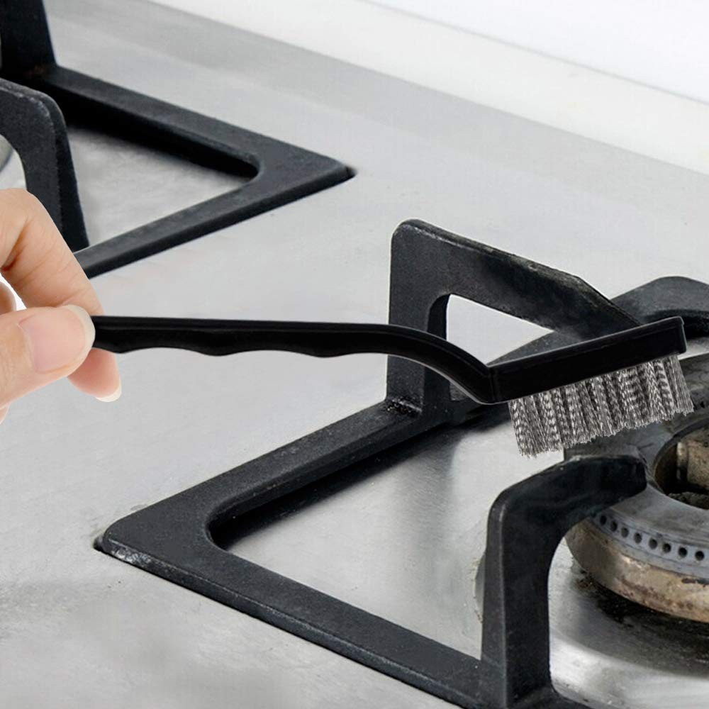Topbuti 15 Pcs Mini Stainless Steel Wire Brush Set for stainless steel