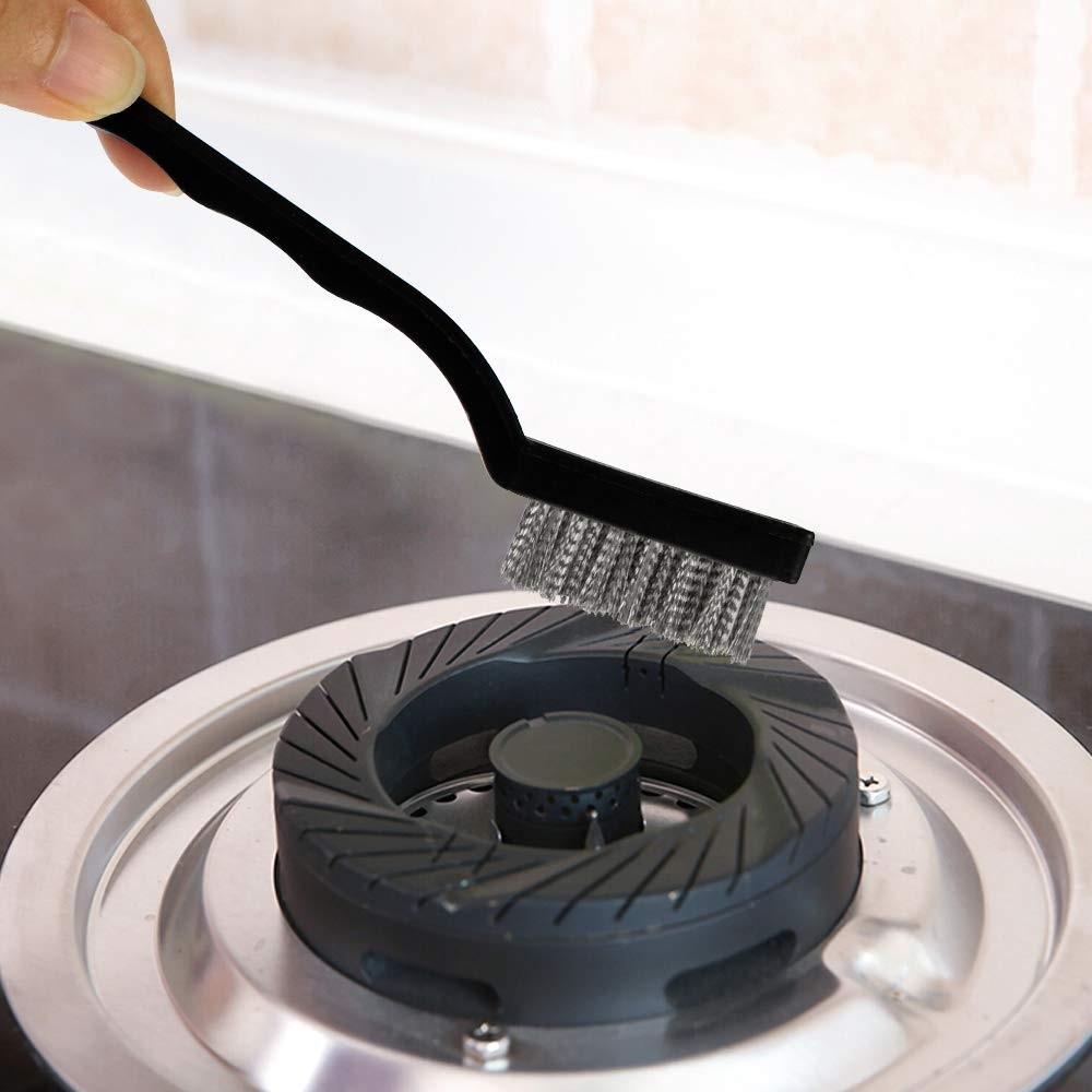 Topbuti 15 Pcs Mini Stainless Steel Wire Brush Set for stainless steel