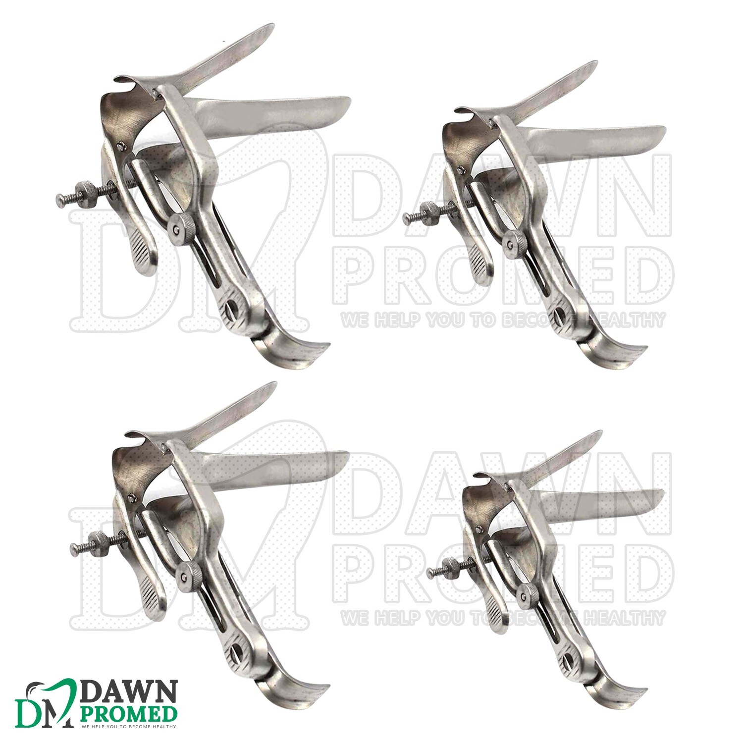 Graves Vaginal Speculum 4 Pcs Set OB/GYN Pelvic Exam Surgical Inst German Grade
