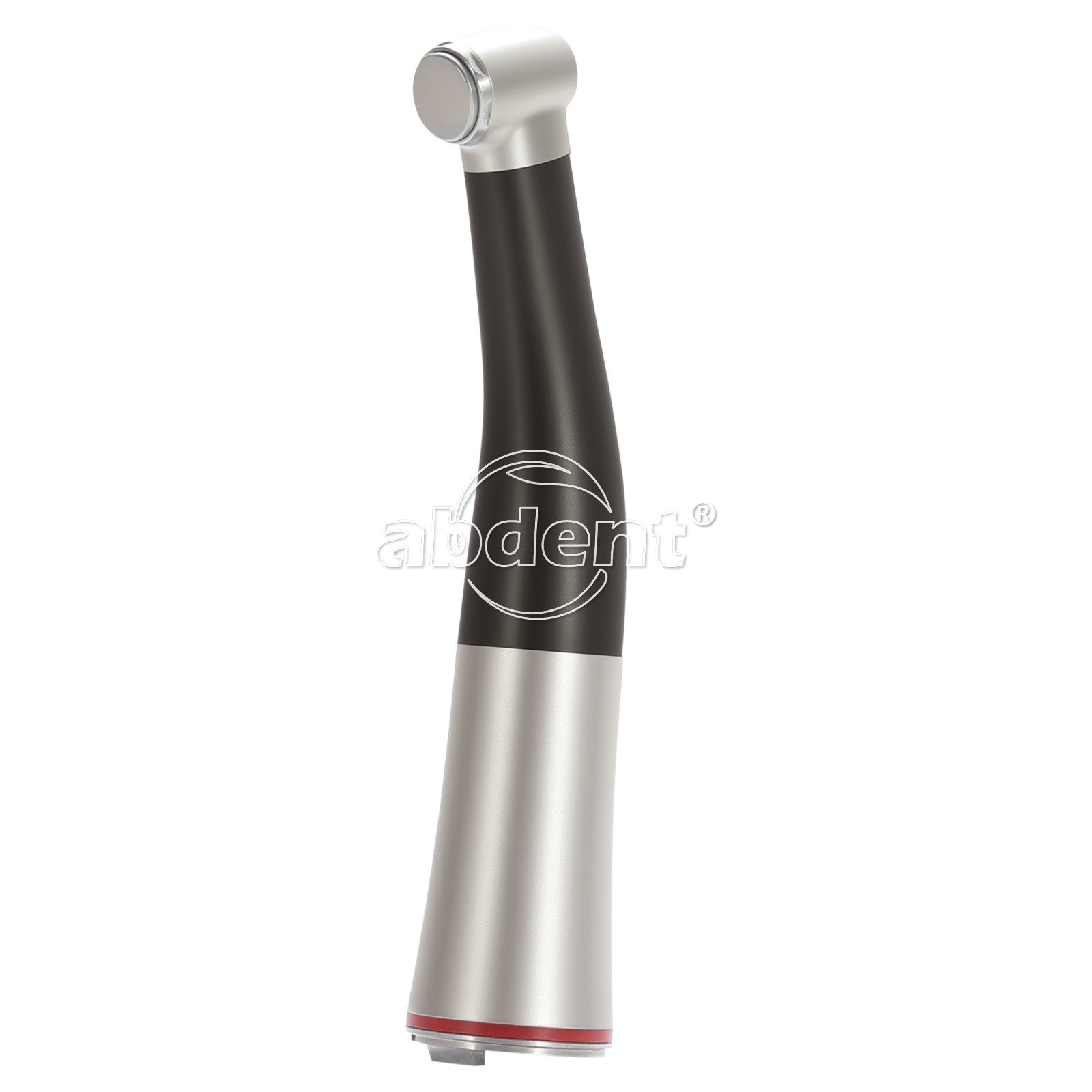 1-10*Dental 1:5 Increasing Speed Fiber Optic LED Contra Angle Handpiece Black dk
