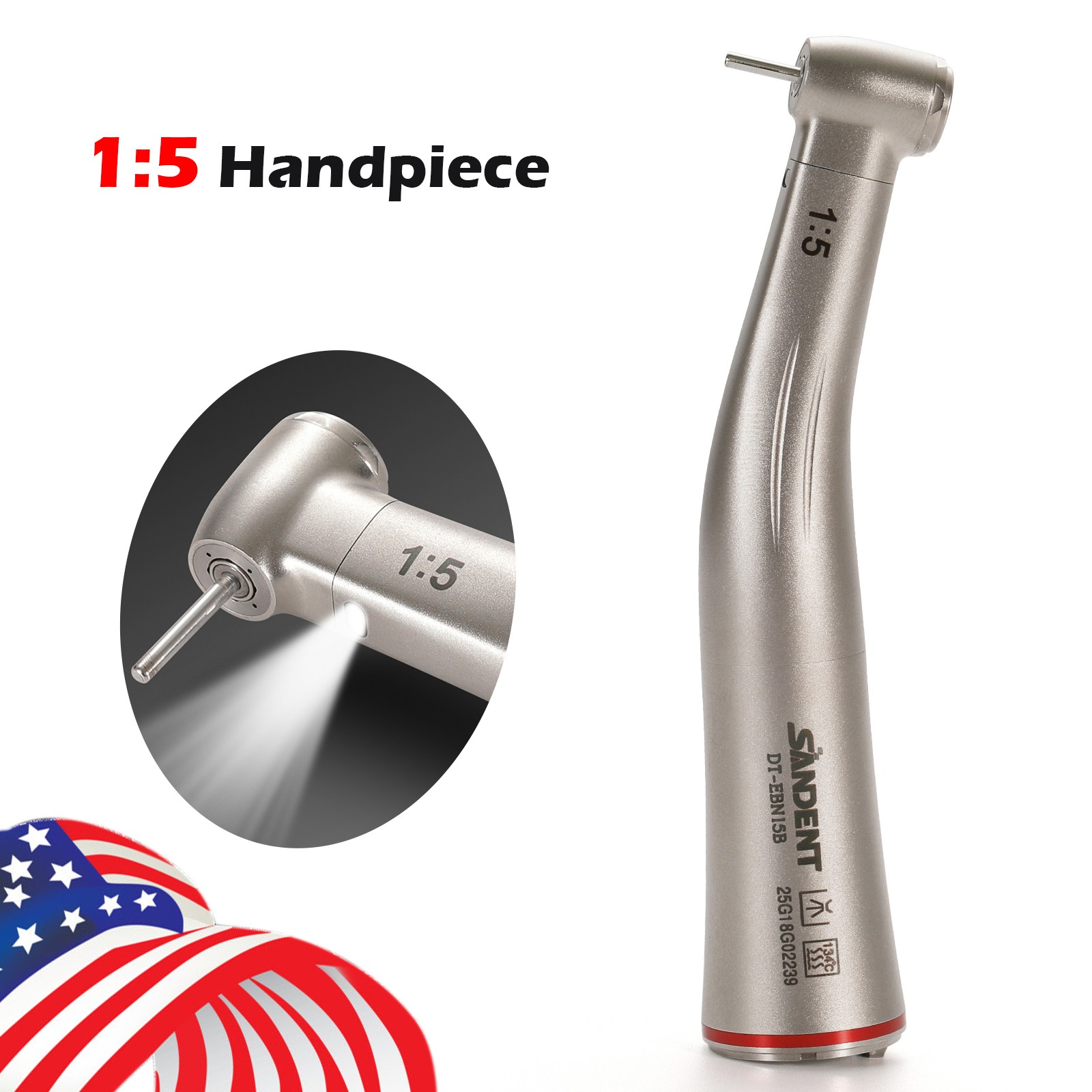 Dental Ultrasonic Piezo Scaler with Handpiece Tips fit EMS/ Cavitron FDA 119USD