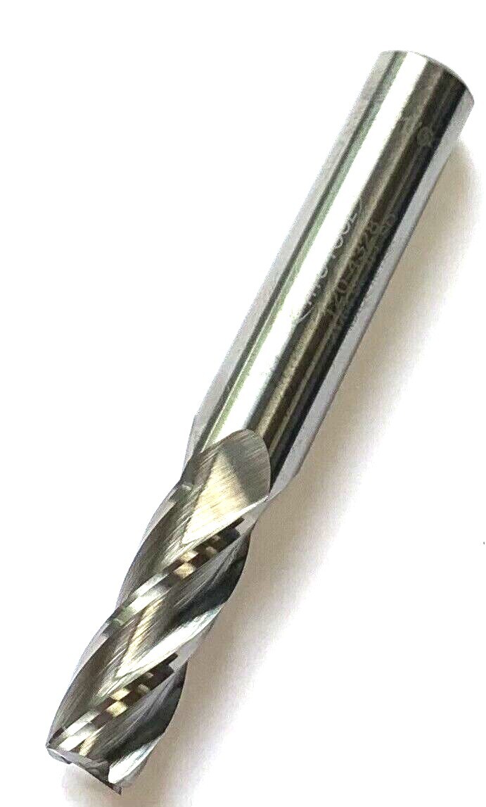 21/64″ 4 FLUTE SINGLE END CARBIDE END MILL – BRIGHT FINISH – HTC 120-4328 – USA