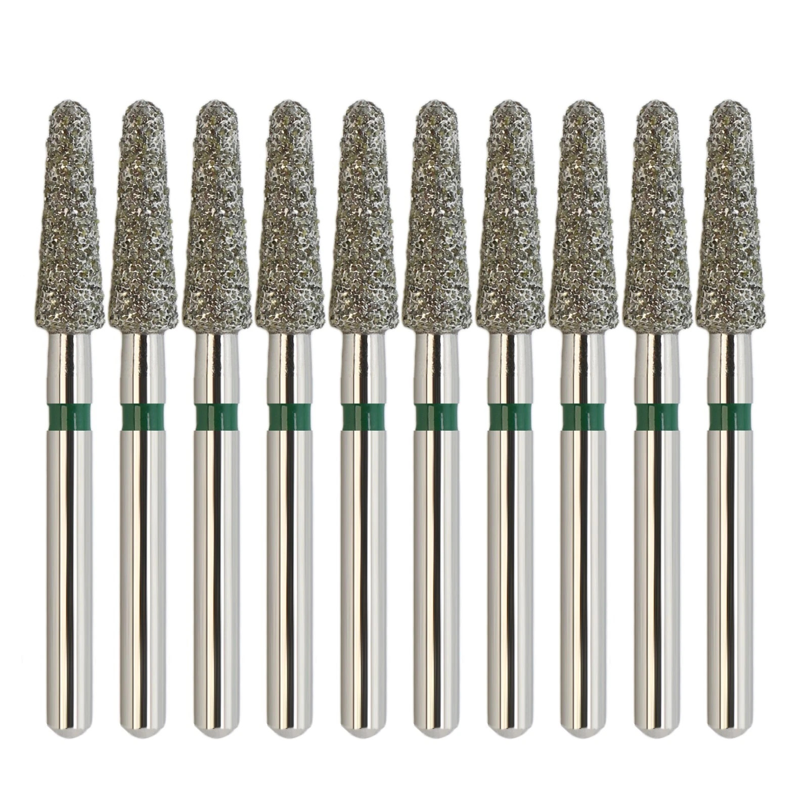 Dental Diamond Burs FG Round End Taper Super Coarse Fine Grit High Speed 856 850