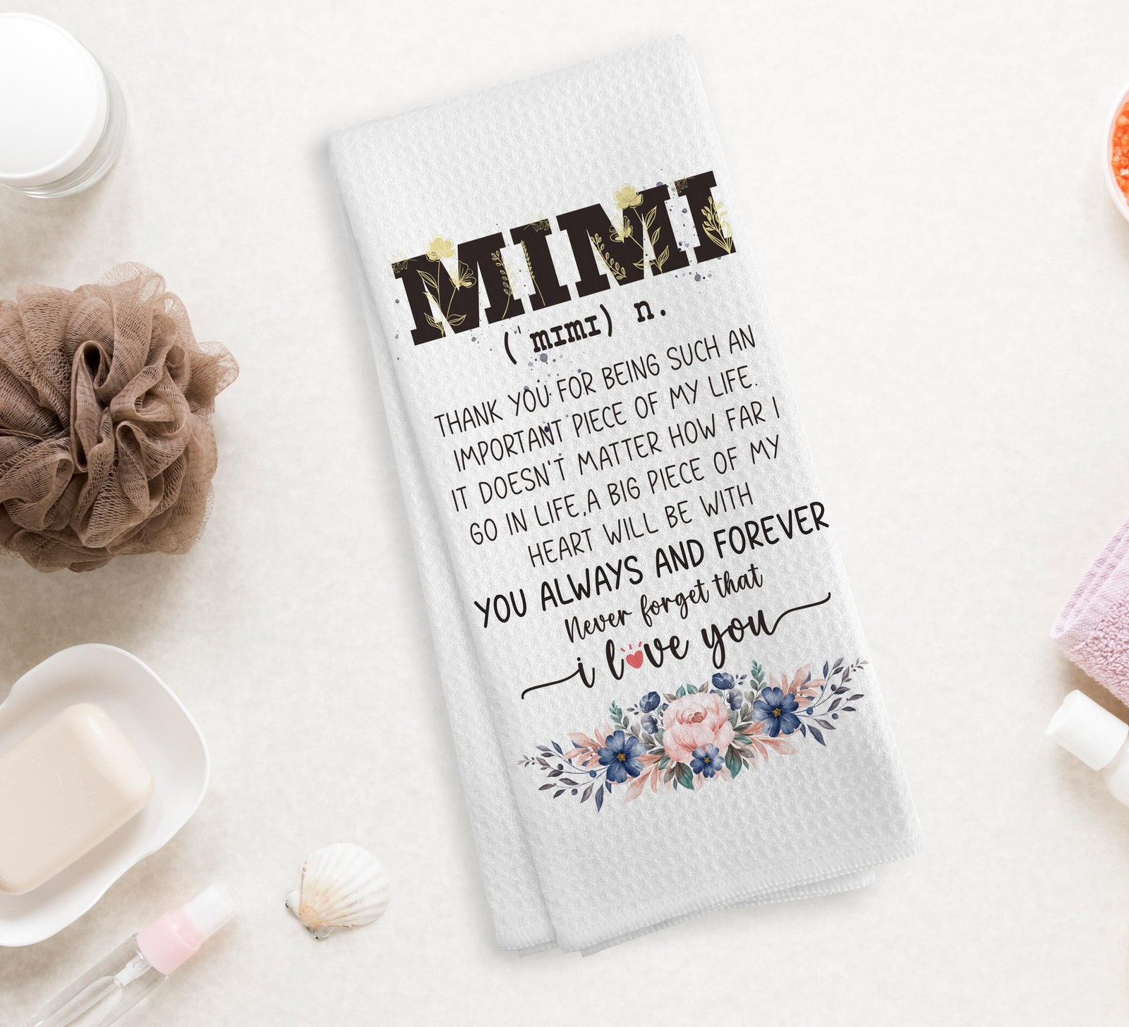 Mimi Kitchen Towels and Dishcloths, Mimi Gifts, Mimi Gifts for Grandma, Gifts…