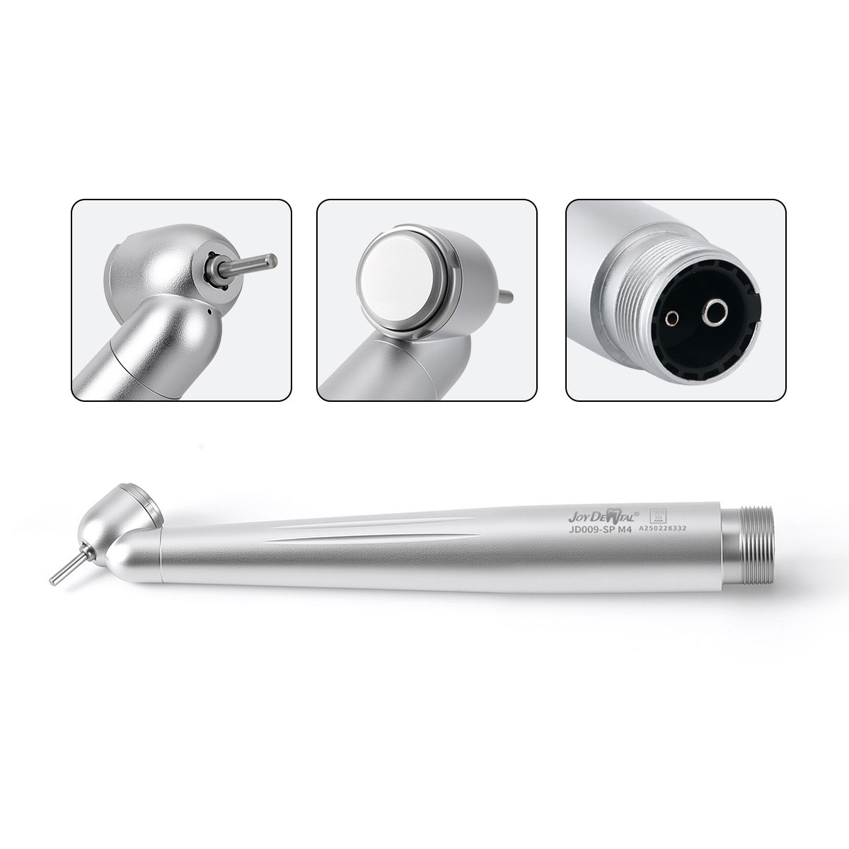 10X Dental 45Degree Push Button High Speed Handpiece Single Water Spray 2Holes