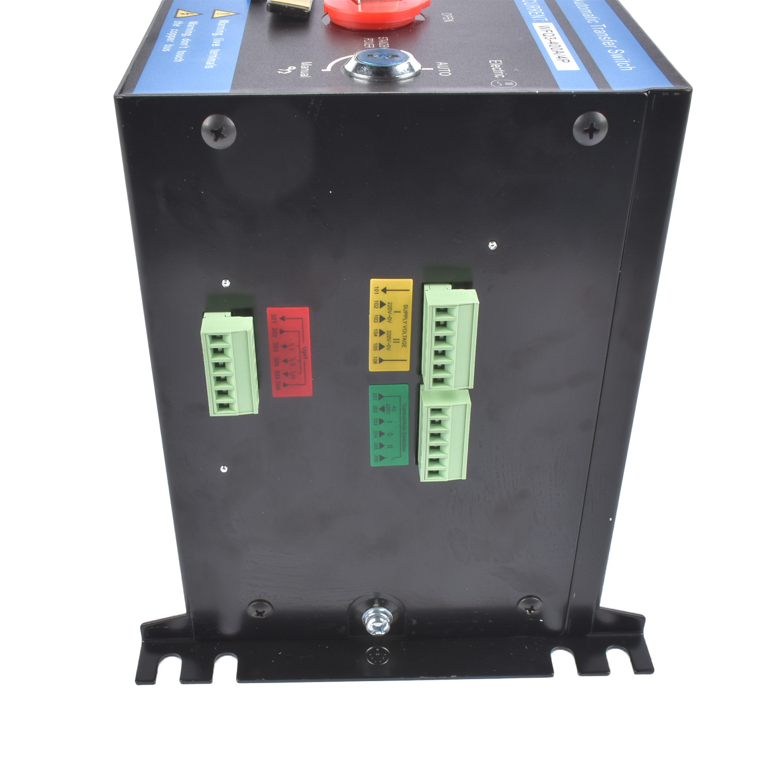 Replace Industrial Automatic Transfer Switch 4P 400A 110V or 220V Black White