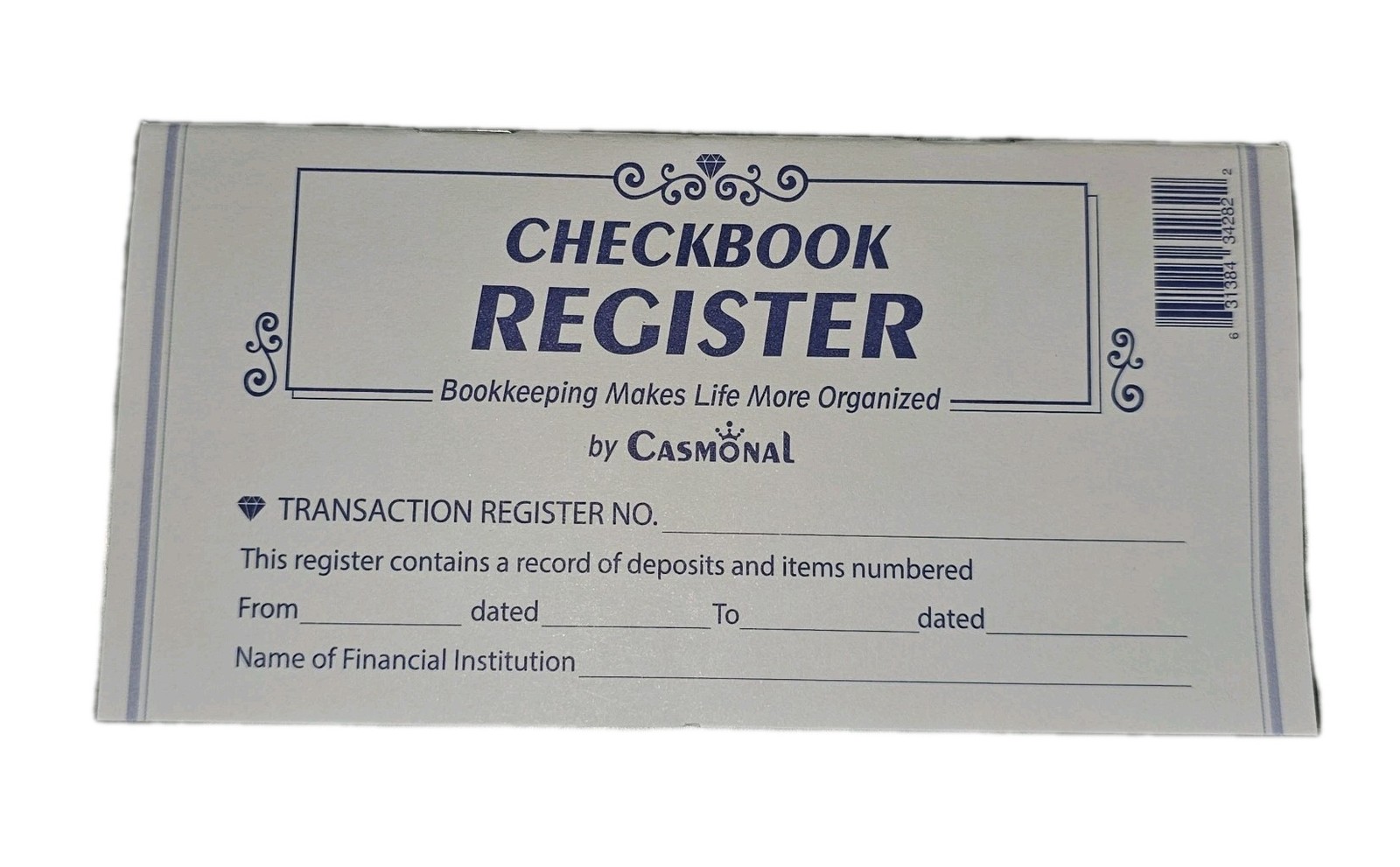 1 (One) CHECKBOOK TRANSACTION REGISTER