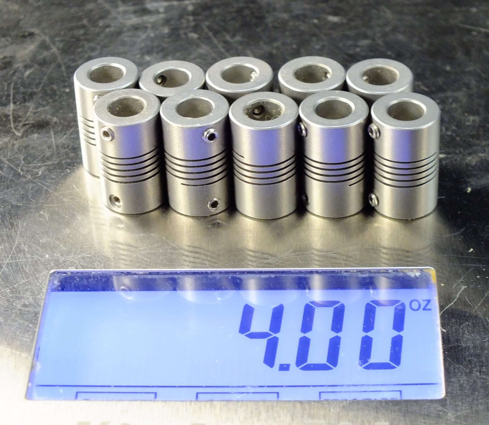 6.35 x 6.35 Shaft Flexible Coupling (1/4″ X 1/4″ STAINLESS STEEL Coupler Encoder