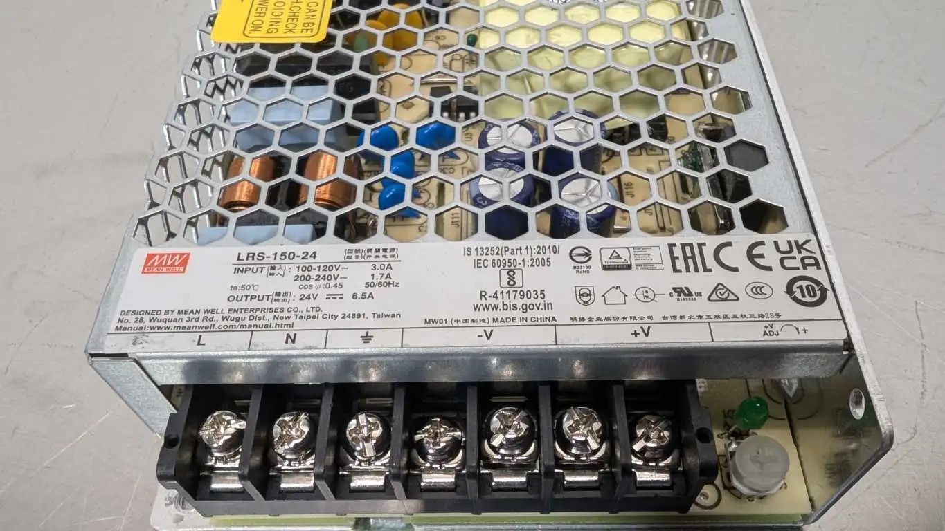 Mean Well LRS-150-24 Power Supply 100-120VAC 200-240VAC 3/1A to 24VDC 6.5A