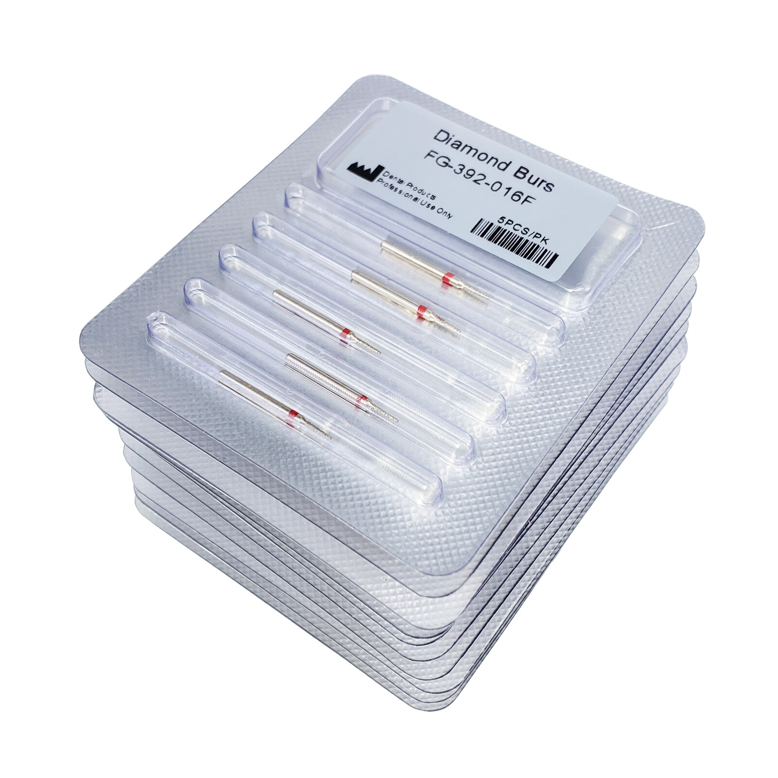 High Speed Diamond Dental Mosquito Interproximal Bur Fine 392-016F 10 Pcs FDA