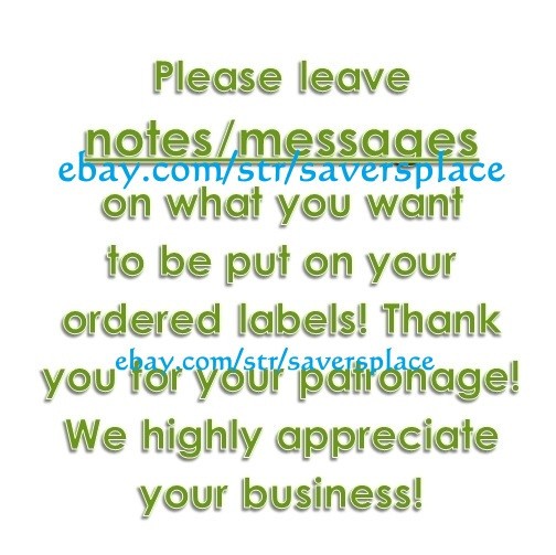 60pcs Personalized Return/Mailing Address labels – 1″ x 2.625″ -Free Shipping