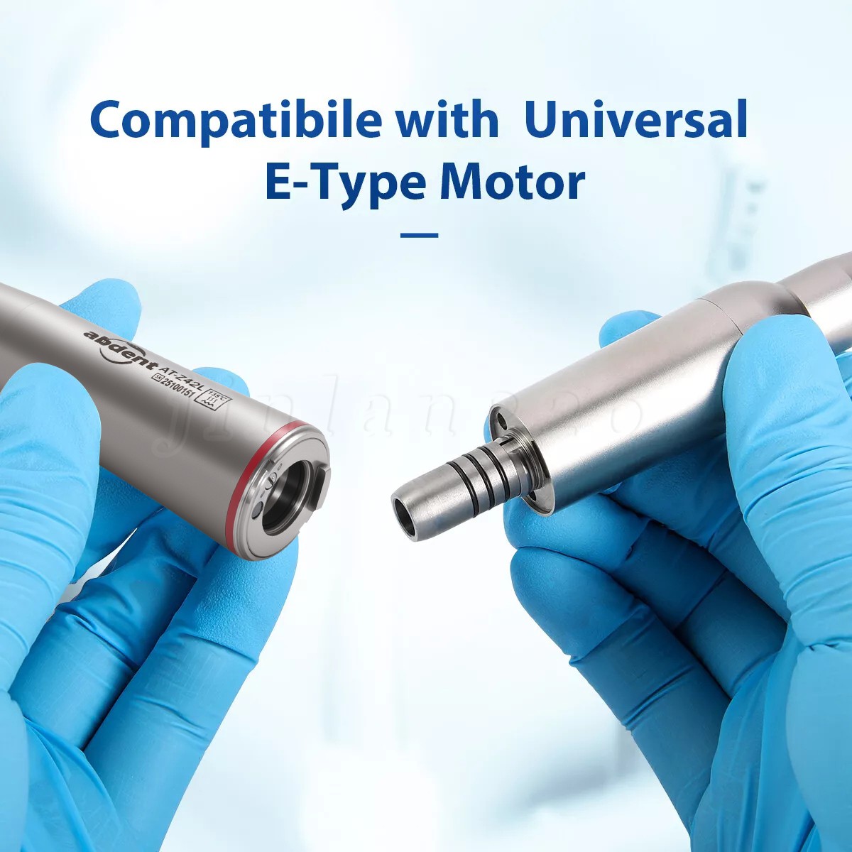 Dental 45° Angle Surgical Handpiece Electric 1:4.2 Mist Jet Spray NSK TiMax Z45L