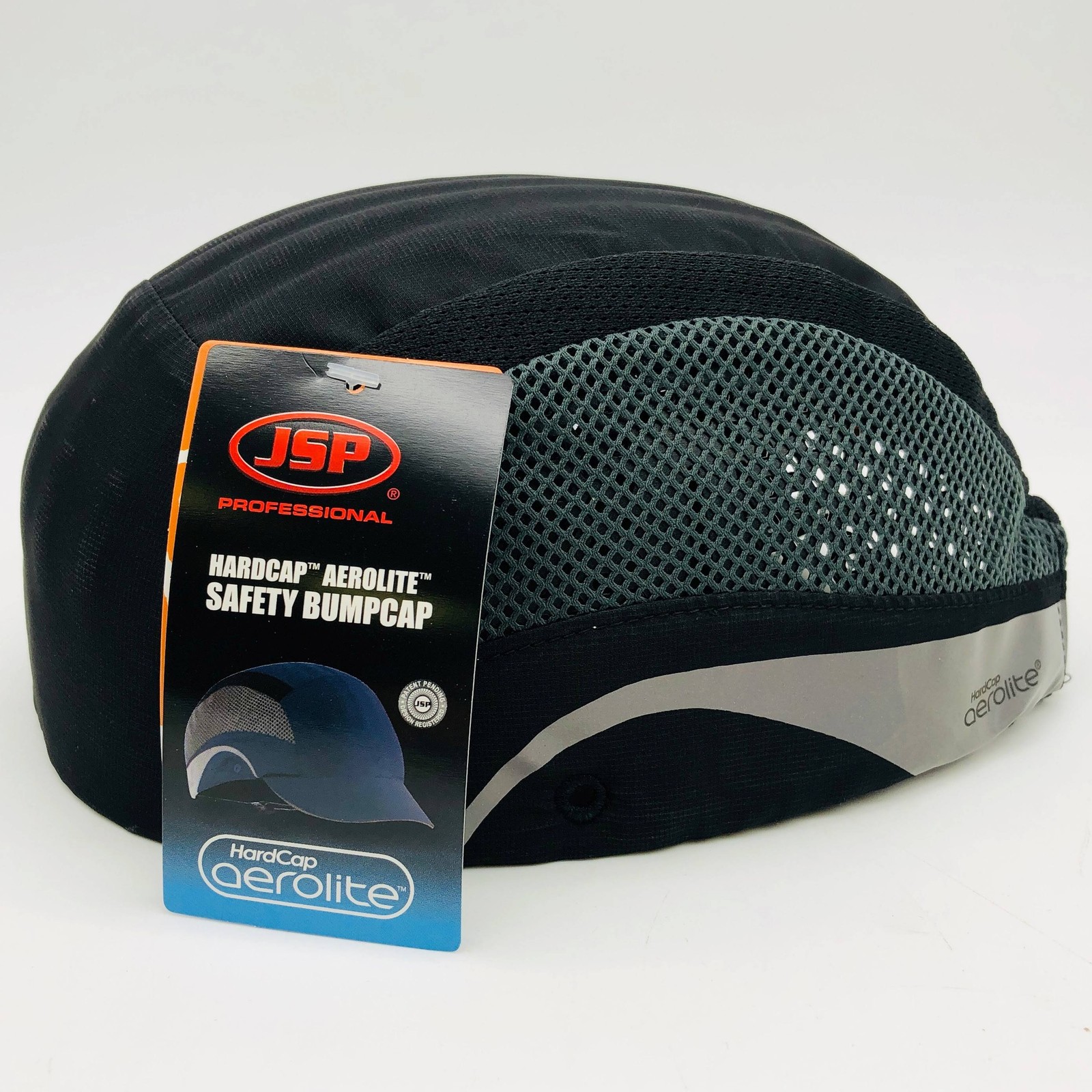 PIP 282-AEN000-11 Bump Cap HardCap Aerolite No Peak Black Non Ansi Adjustab