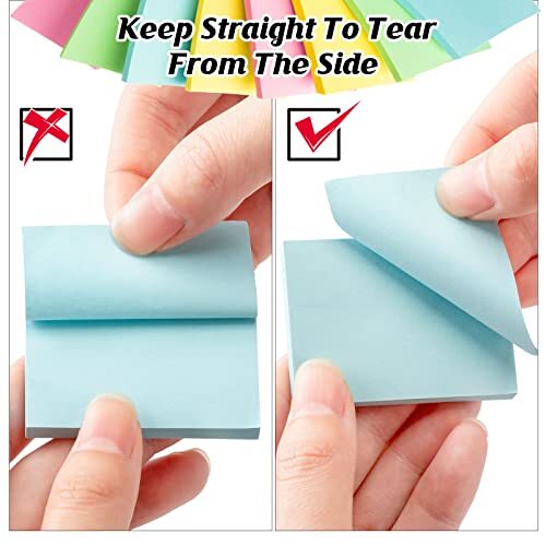 Sticky Notes Bulk 1.5 x 2 Inch Mini Self Stick Pads Assorted 120 Classic Color