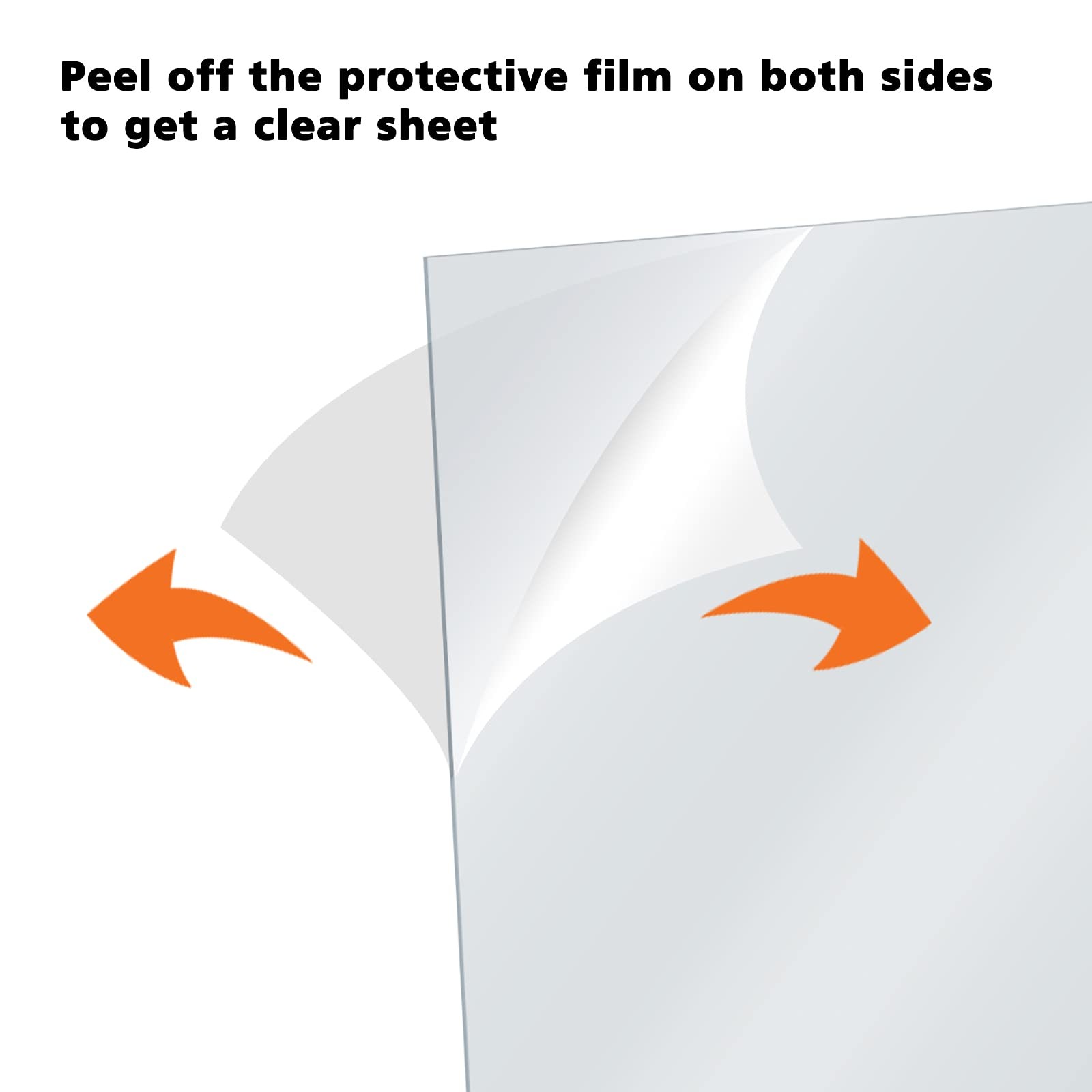 Plexiglass Sheets Acrylic Sheets 6 Pack of 8×10’’ 0.04 Thick Clear Plastic Ca…
