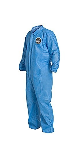 Box Of 25 DuPont Pro-Shield 10 Basic Coveralls/Med. Blue/Unopened/Disposable