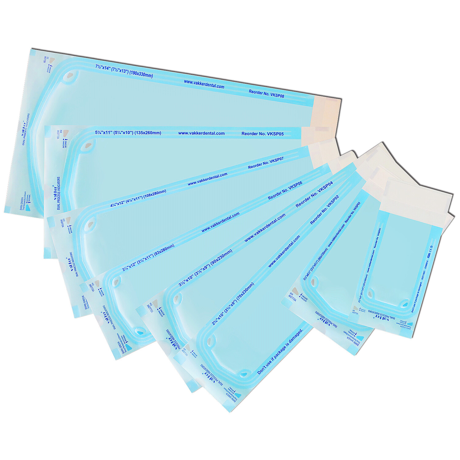Self Sterilization Pouches Autoclave, Medical Sterilizer Bags Dental Tattoo Nail