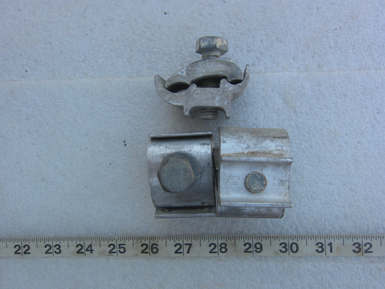 Alcoa 392.6 BKB PAE3921 Penn-Union PCAA-20 3/0 1-Bolt Parallel Groove Clamp