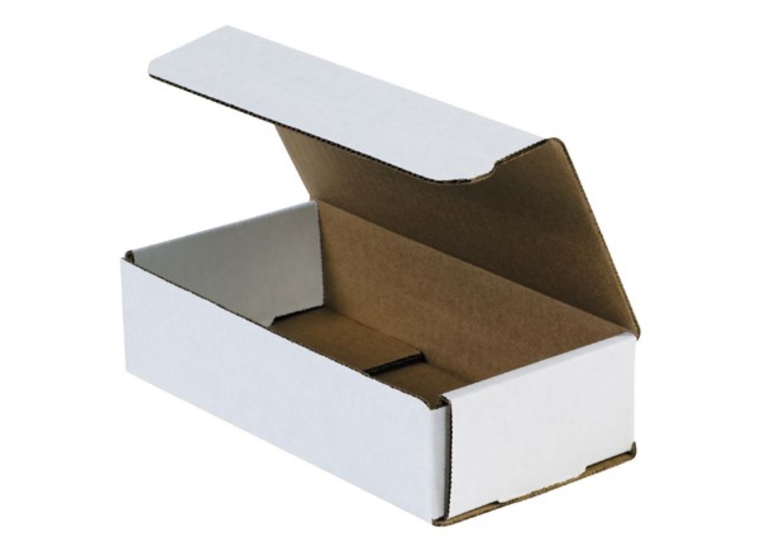 Pick Quantity! 50-400 Folding Shipping Box 8x4x2 White Strong Corrugated Mailers