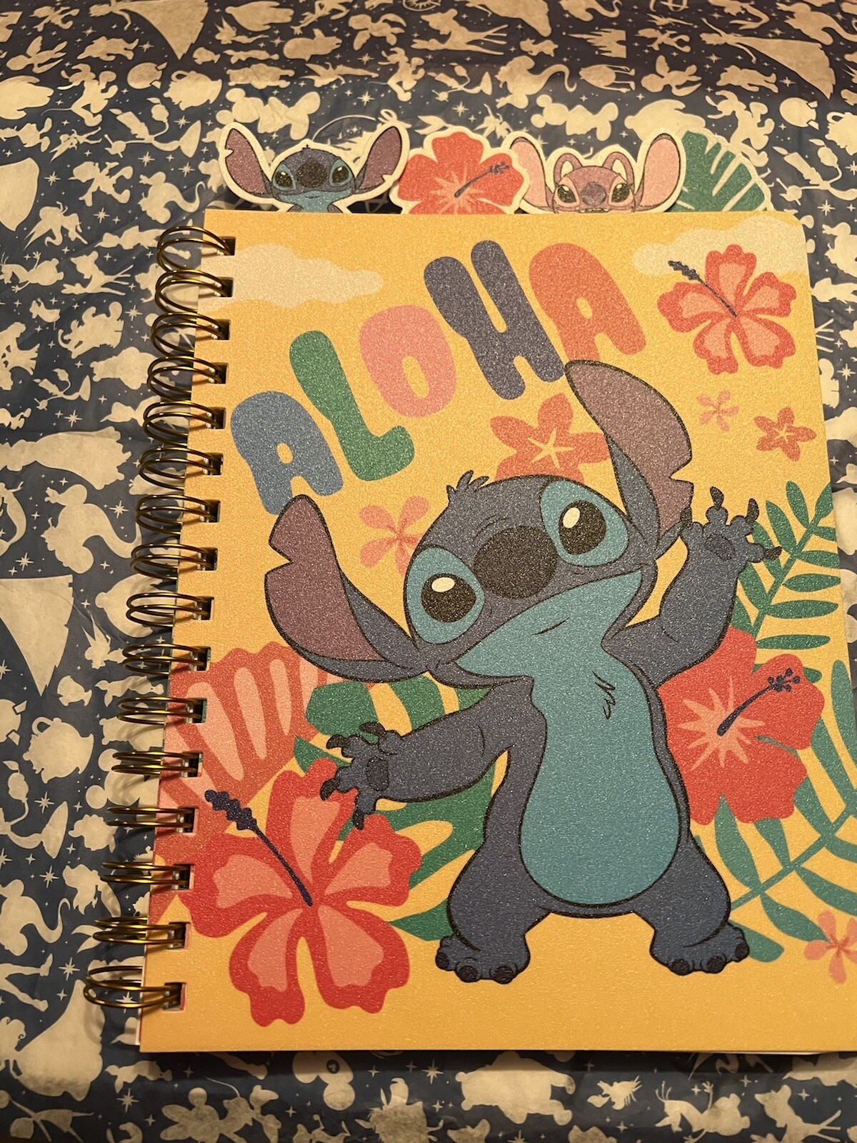 Stitch Journal Soft Plastic Cover with Tabs Aloha 96 Ruled Page