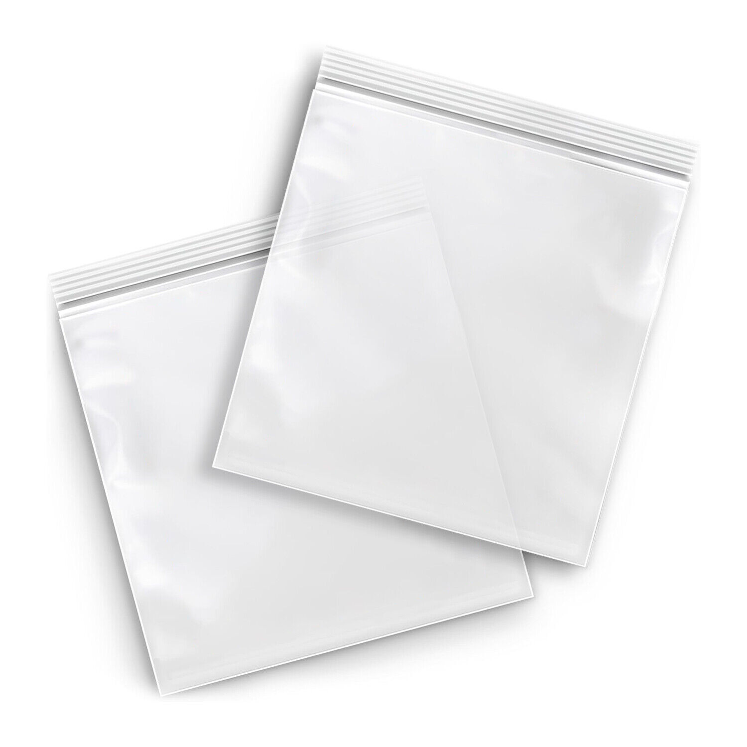 2000 Packs 3 x 4″ Relock Zip Slide Top Lock Bags Clear 2 Mil Reclosable Baggies