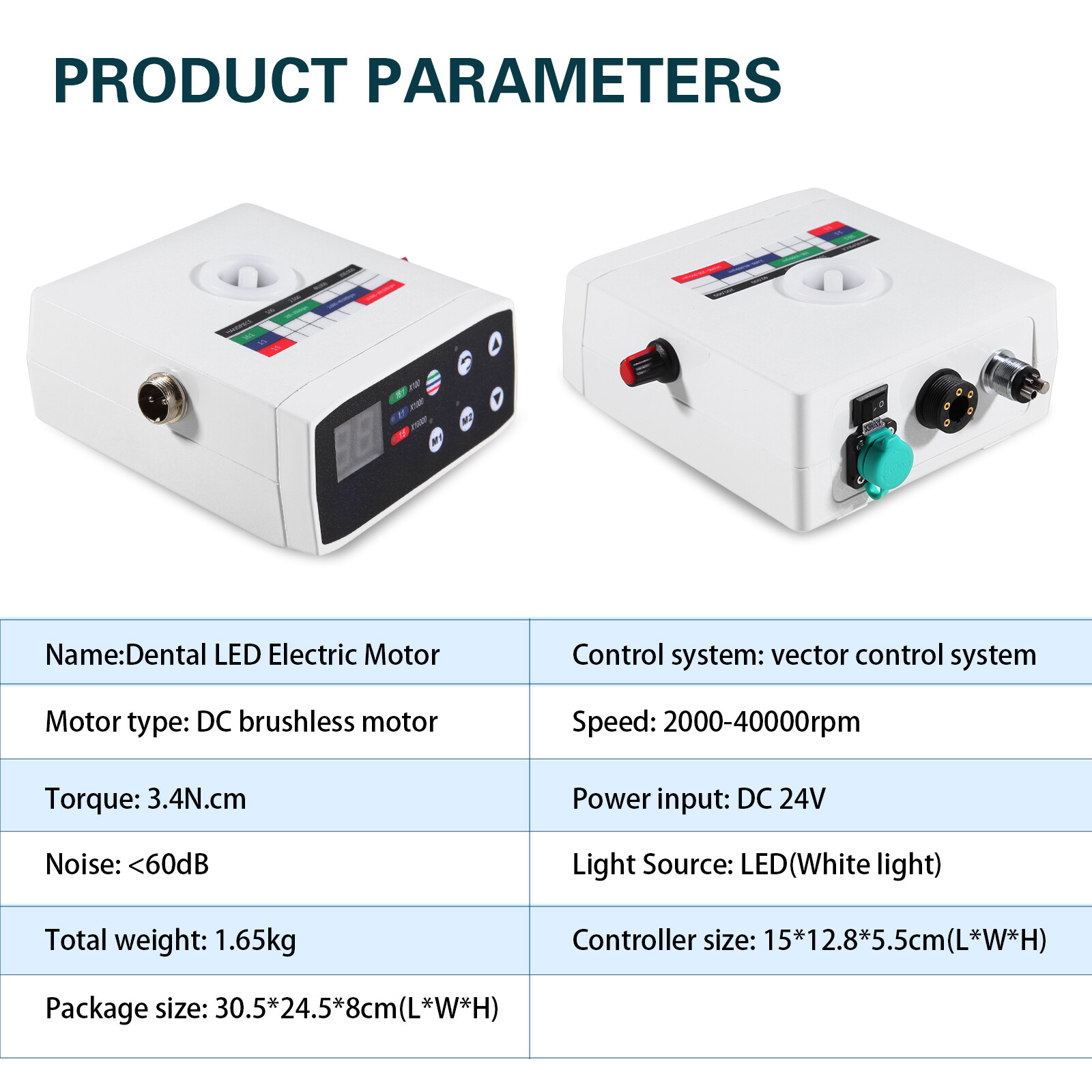 Electric LED Brushless 200000RPM Micro Motor /1:5 1:1 1:4.2 LED Handpiece ST-NEW