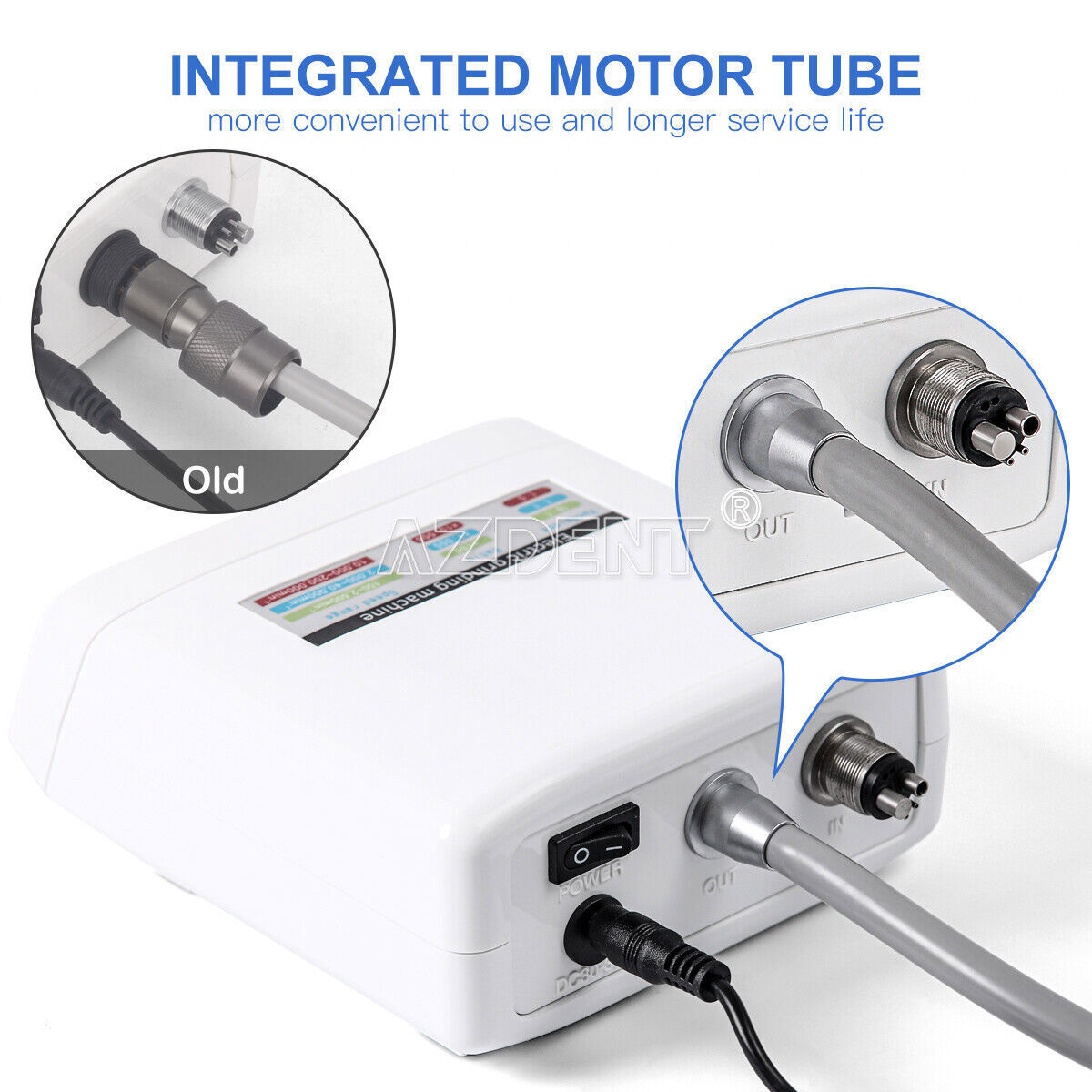 AZDENT Dental Brushless Electric LED Micro Motor /1:5 Increasing Handpiece