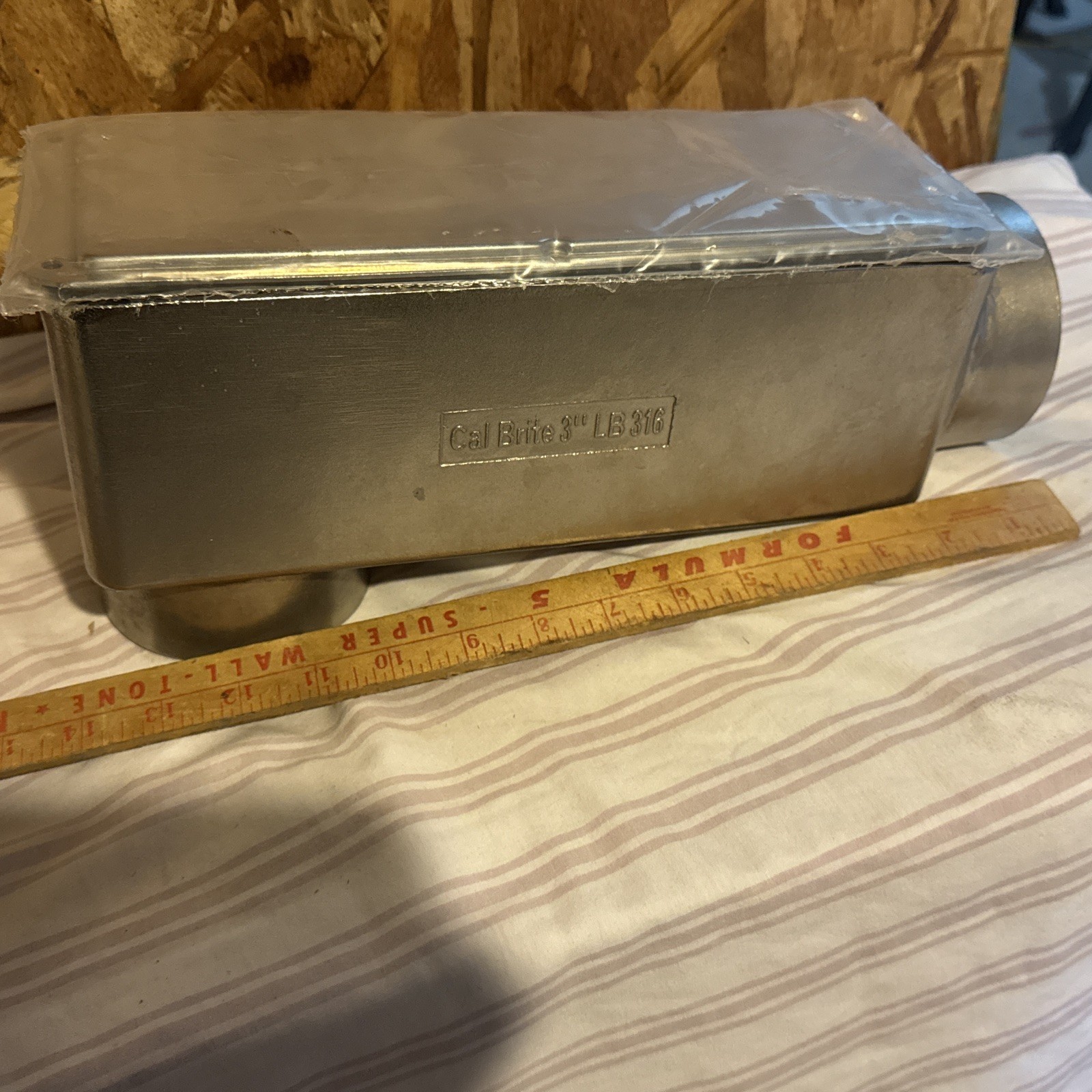 LARGE conduit body LB (90°) 316 stainless steel 3in NPT!! CALBRITE (S63000LB00)