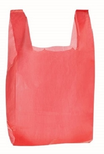 Red Plastic Bags 1000 Grocery Supermarket Store Merchandise 11 ½” x 6 x 21″ Bag