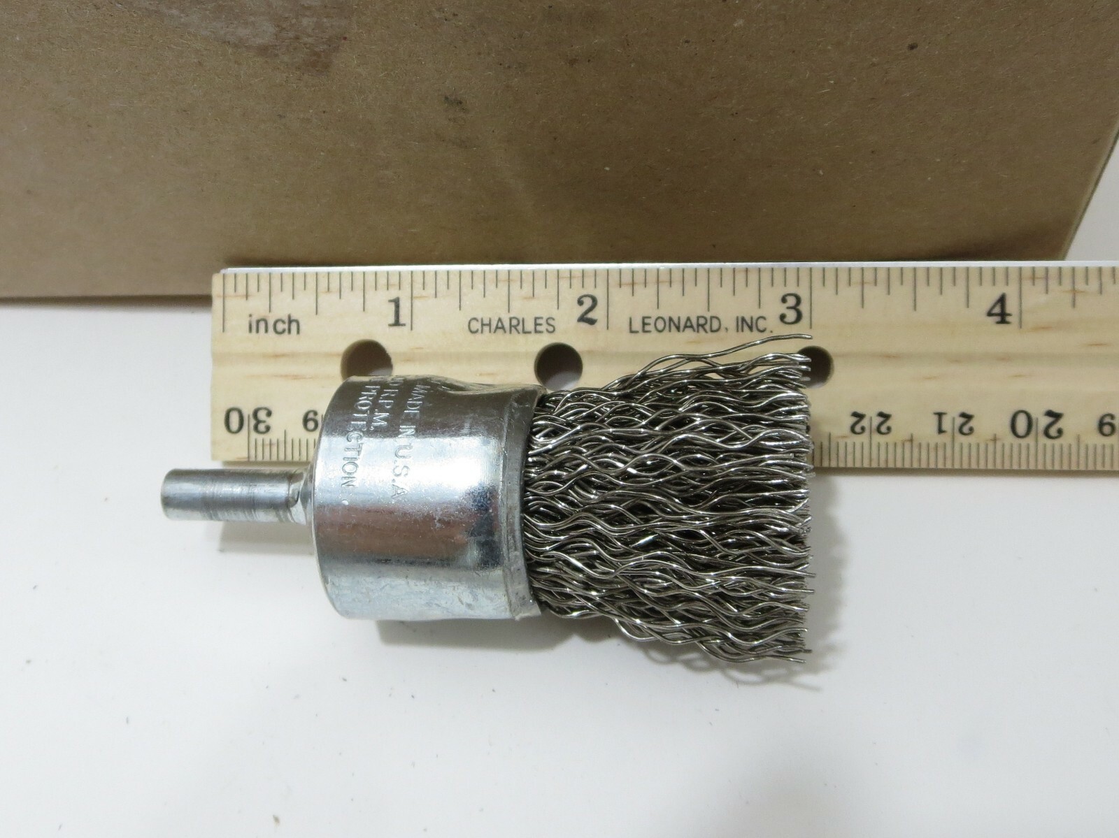 WEILER 10024 1″ .020 Stainless Crimped Wire End Brush BOX OF 10 – Made in USA
