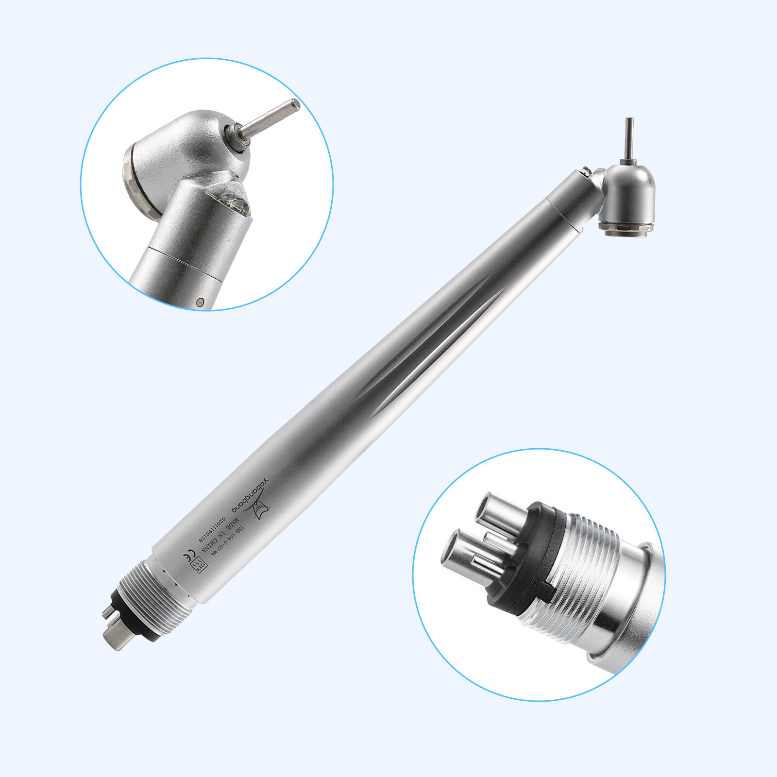 Turbina Dental LED 45 Degree Surgical High Speed Handpiece Push