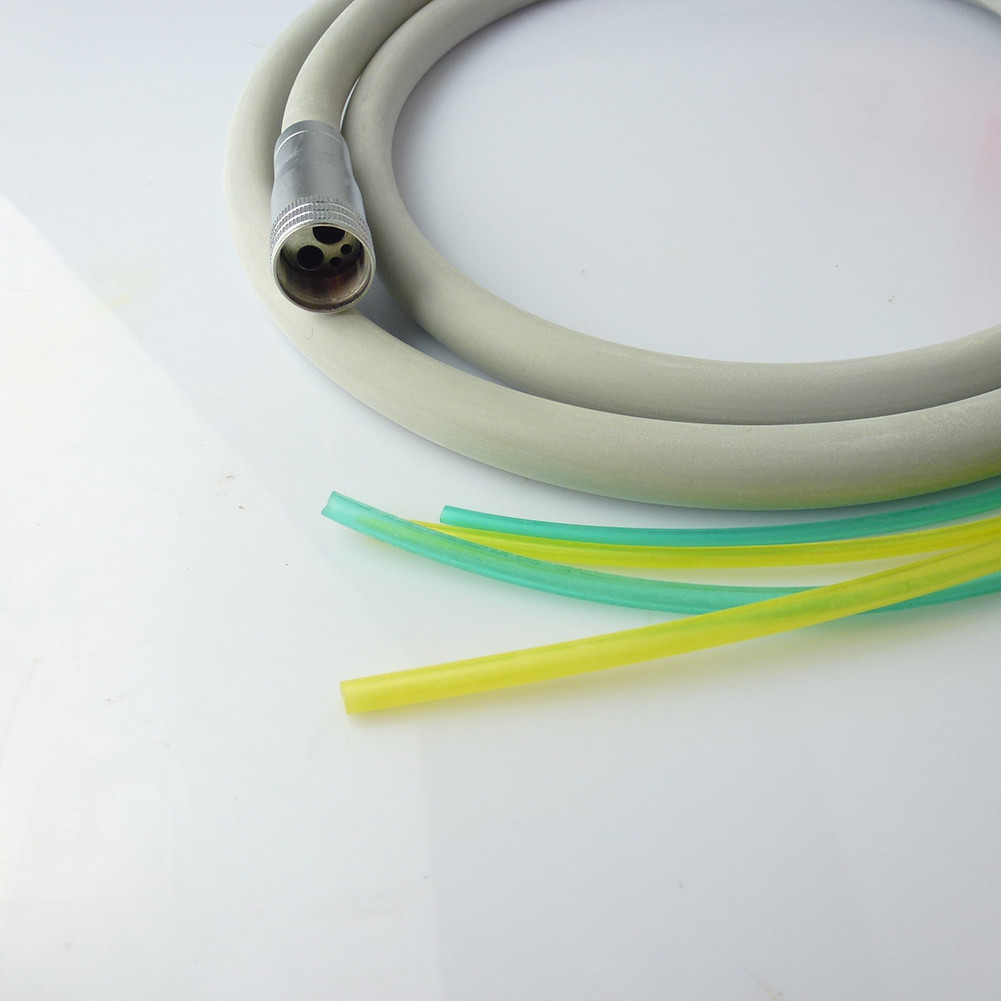 1x Dental Silicone Hose/Tubing for High/Low Speed Handpiece 4Hole Handpiece Tube