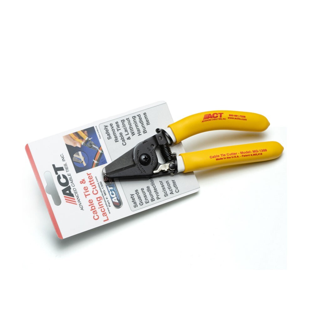 ACT Fastening MG-1300 Cable Tie Cutter Removal Tool, Ergonomic, Alloy Steel